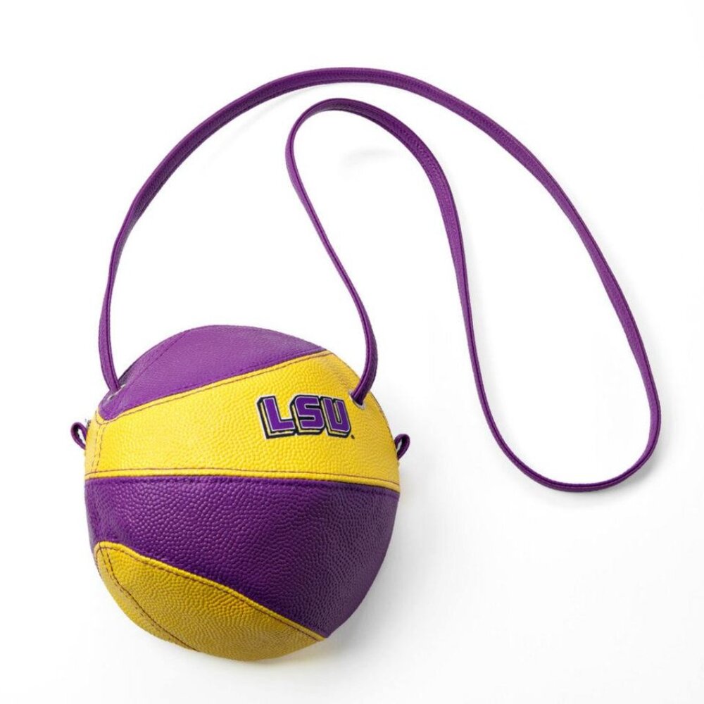 NCAA Licensed Louisiana Tigers Crossbody Basketball Purse